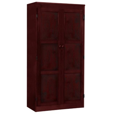 A. Joffe KT613-C Multi-use Storage Cabinet - Cherry Finish - 4 Shelves