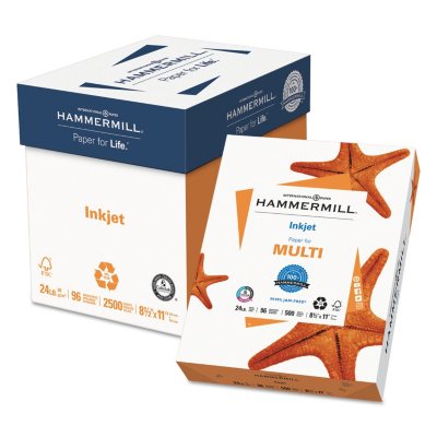 Hammermill - Inkjet Paper, 24lb, 96 Bright, 8-1/2 x 11