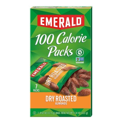 Emerald® 100 Calorie Pack Dry Roasted Almonds - 7 pks./box