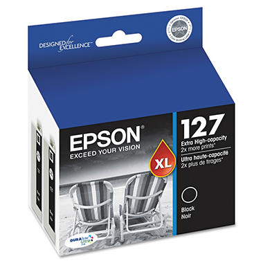 Epson 127  Extra High-Yield Ink,  EPST127120D2