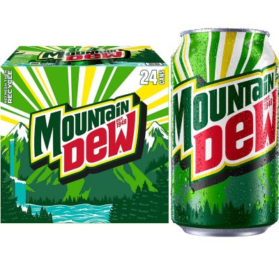 Mountain Dew - 12 oz. can - 24 pk.