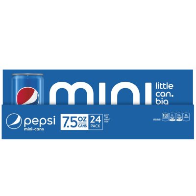 UPC 012000171673 product image for Pepsi Mini Can (24 pk.) | upcitemdb.com