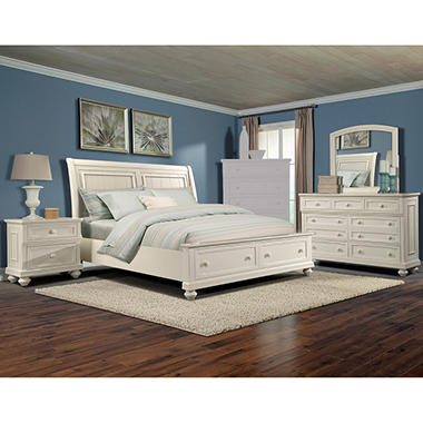 Wilmington Bedroom Set, White    411QDMN 4