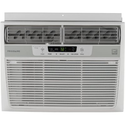 Frigidaire Energy Star 12,000 BTU 115V Window-Mounted Compact Air Conditioner with Temperature Sensing Remote Control