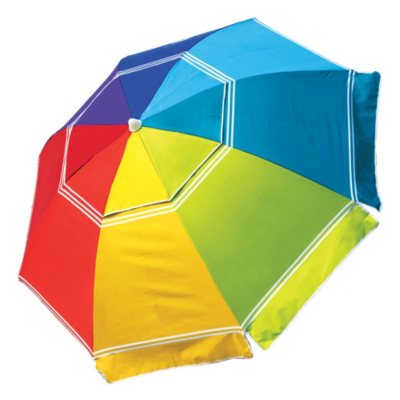 7' Beach Umbrella Rainbow 