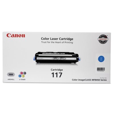 UPC 013803091137 product image for Canon 117 Toner Cartidge, Cyan(4,000 Page-Yield) | upcitemdb.com