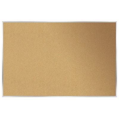 Ghent - Natural Cork Bulletin Board - Aluminum Framed