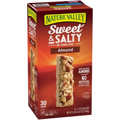 UPC 016000165632 product image for Nature Valley Sweet & Salty Almond Bar (30 ct, 1.2 oz. bars) | upcitemdb.com