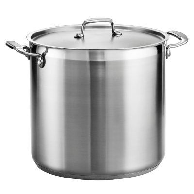 Tramontina Gourmet 18/10 Stainless Steel 20-Quart Covered Stock Pot
