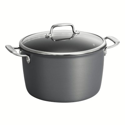 UPC 016017080621 product image for Tramontina Gourmet Hard Anodized 8-Quart Non-Stick Covered Stock Pot | upcitemdb.com