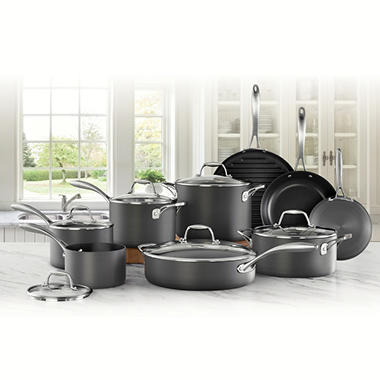 Tramontina 15-Piece Hard Anodized Nonstick Cookware  80123/554DS