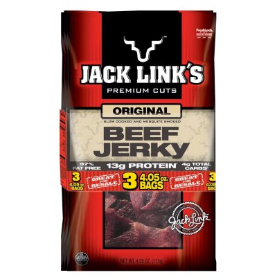 Jack Link's® Original Beef Jerky - 4.05 oz. - 3 bags