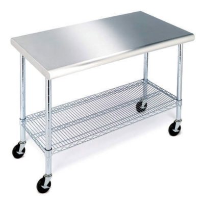 Work Table with Stainless Steel Top  18308W