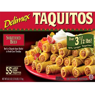 Delimex Beef Taquitos - 55 ct.