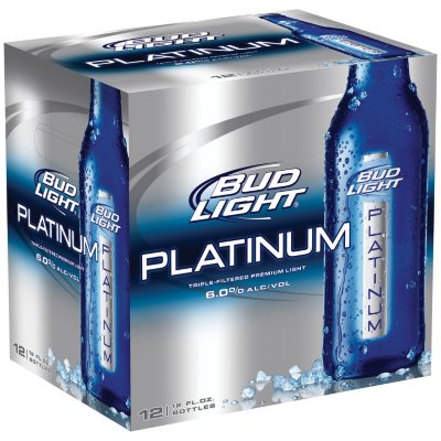 Bud Light Platinum - 12 oz. bottles - 12 pk.