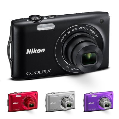 Nikon Coolpix S3300 16MP Digital Camera - Various Colors
