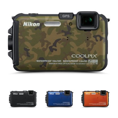 Nikon AW100 16MP Waterproof Digital Camera - Various Colors