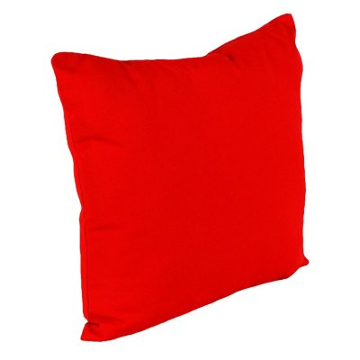 18" Square Toss Pillow - Jockey Red