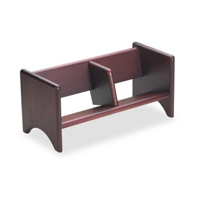 Carver - Book Rack, Wood, 17 x 8 x 8 - Mahogany Finish