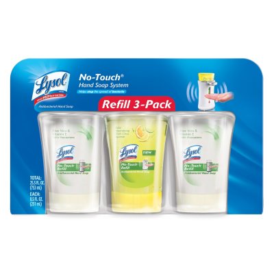 Lysol No-Touch Hand Soap Refills, Variety Pack - 8.5 oz. - 3 pk.
