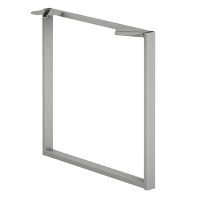 HON Voi O-Leg Support for Work Surface - Platinum Metallic