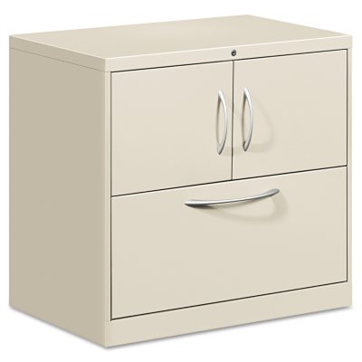 UPC 020459890519 product image for HON - Flagship File Center w/Storage Cabinet & Lateral File, 30w x 18d x 28h,  | upcitemdb.com