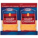 Kraft® Finely Shredded Sharp Cheddar Cheese - 16 oz. - 2 ct.