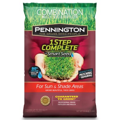 Pennington 1 Step Complete® Sun and Shade - 18 lb. bag (Covers up to 300 sq. ft.)