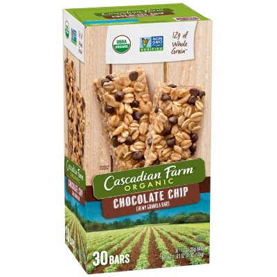UPC 021908438849 product image for Cascadian Farm Chocolate Chip Chewy Granola Bars (30 ct.) | upcitemdb.com