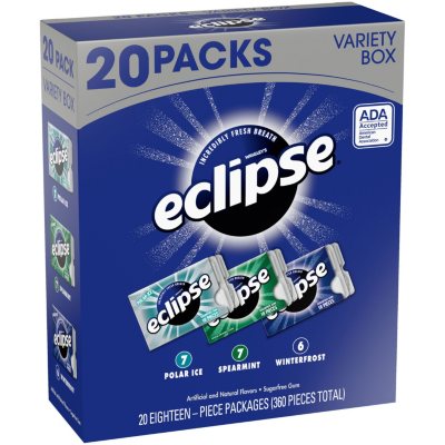 UPC 022000024350 product image for Eclipse Sugar-free Gum Variety Box (20 pk.) | upcitemdb.com