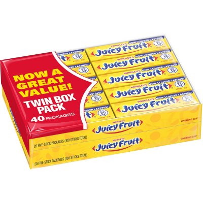 UPC 022000115737 product image for Juicy Fruit Original Bubble Gum (40 pk.) | upcitemdb.com