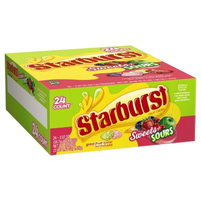 UPC 022000120526 product image for Starburst Sweets & Sours (24 ct.) | upcitemdb.com