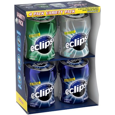 UPC 022000121776 product image for Eclipse Gum Bottle Variety Pack (60 ct, 4 pks.) | upcitemdb.com