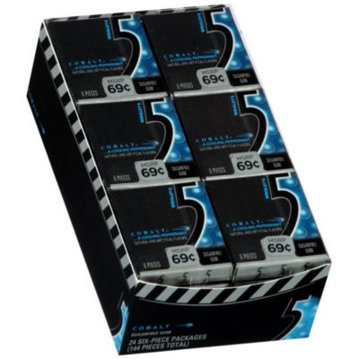 5 Cobalt Sugarfree Gum Micro Pack - 24ct 