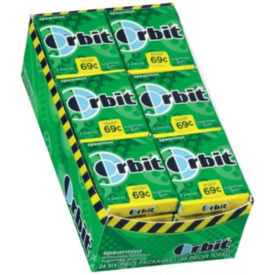 Orbit Spearmint Gum Micro Pack - 24 ct. 