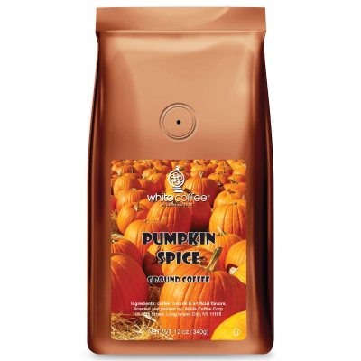 White Coffee Pumpkin Spice Flavored Coffee (12 oz., 6 pk.)