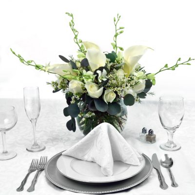 Platinum Centerpiece - Now and Forever - 6 pc.