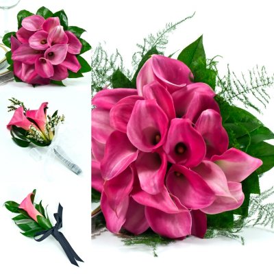 Mini Calla Pink Wedding Collection – 10 pcs.