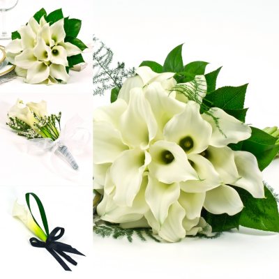 Mini Calla White Wedding Collection – 43 pcs.