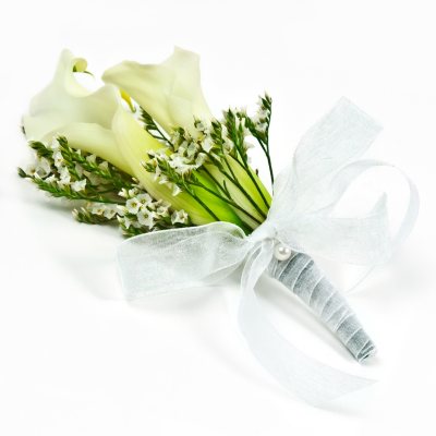 Corsage & Boutonnière - White - 24 pc.