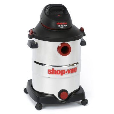 Shop-Vac Stainless Steel Wet\/Dry Vacuum - 6.0 Peak HP - 12 Gal