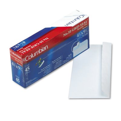 UPC 026900901421 product image for Columbian Grip-Seal Security Tint Business Envelopes - Side Seam - #10 - White W | upcitemdb.com