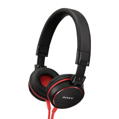 UPC 027242844582 product image for Sony ZX Series Stereo Headphones - Black and Red | upcitemdb.com