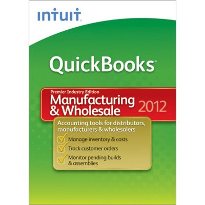 QuickBooks Premier Manufacturing & Wholesale 2012