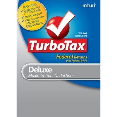 TurboTax Deluxe Fed + E-File 2012