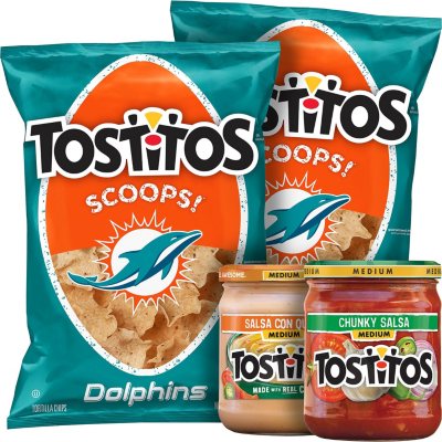 UPC 028400202718 product image for Tostitos NFL Miami Dolphins Chips & Dips Party Box (50.5 oz.) | upcitemdb.com