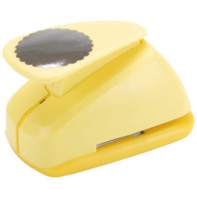 Clever Lever Jumbo Craft Punch-Scallop Circle