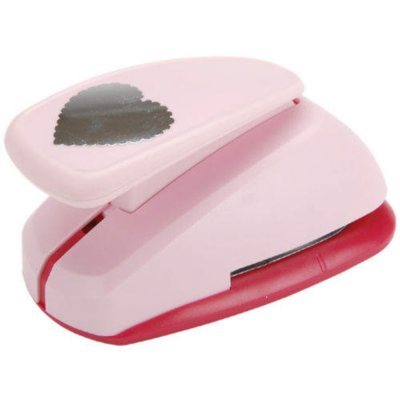 Clever Lever Mega Craft Punch-Scallop Heart