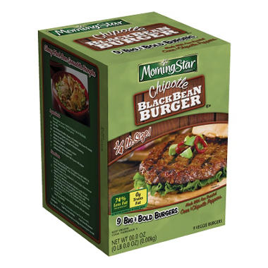 Morningstar Farms Chipotle Black Bean Burgers - 38.1 oz. - 9 ct.