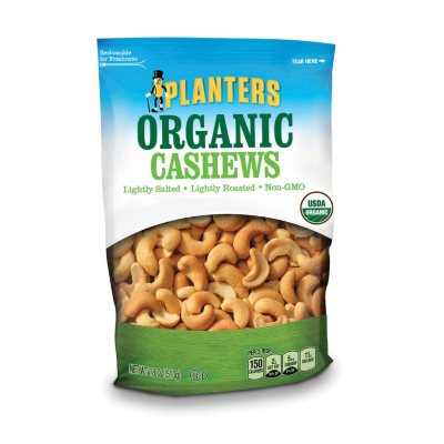 UPC 029000021525 product image for Planters Organic Cashews (18 oz.) | upcitemdb.com